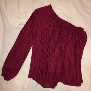 Flowy One Shoulder Top